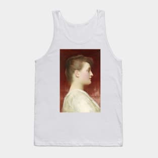 Girl in Profile by Frederic Leighton Tank Top